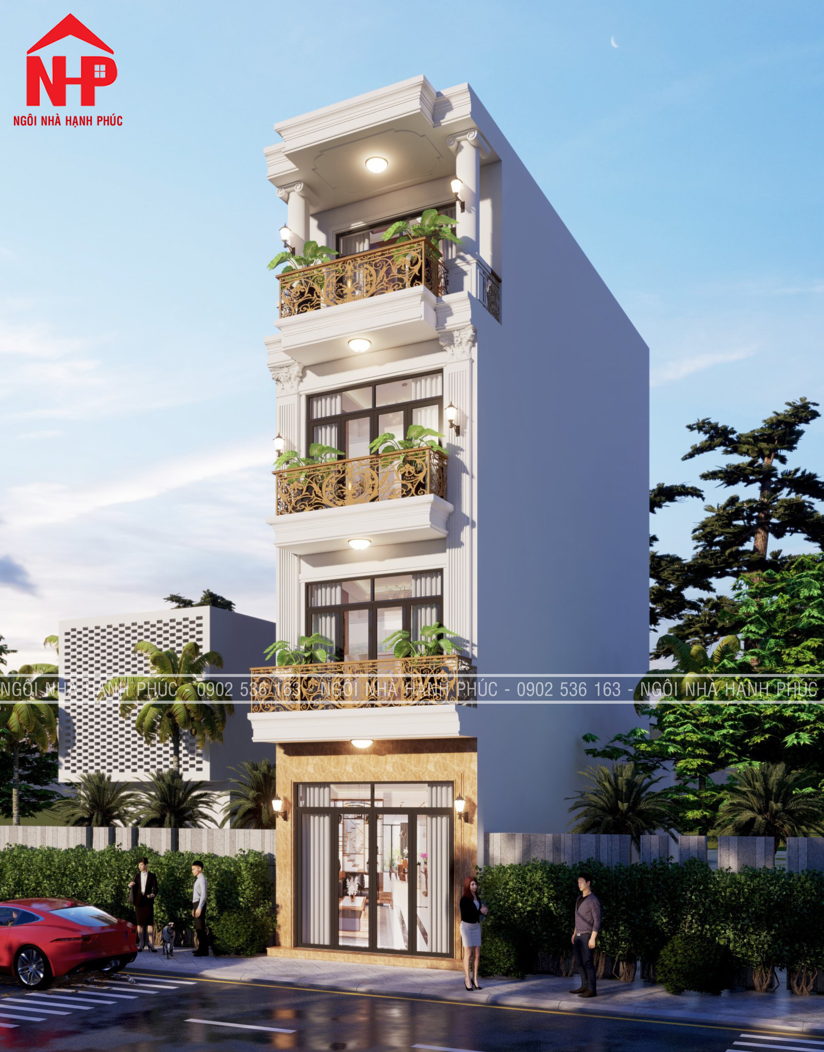 THIẾT KẾ NHÀ TÂN CỔ ĐIỂN