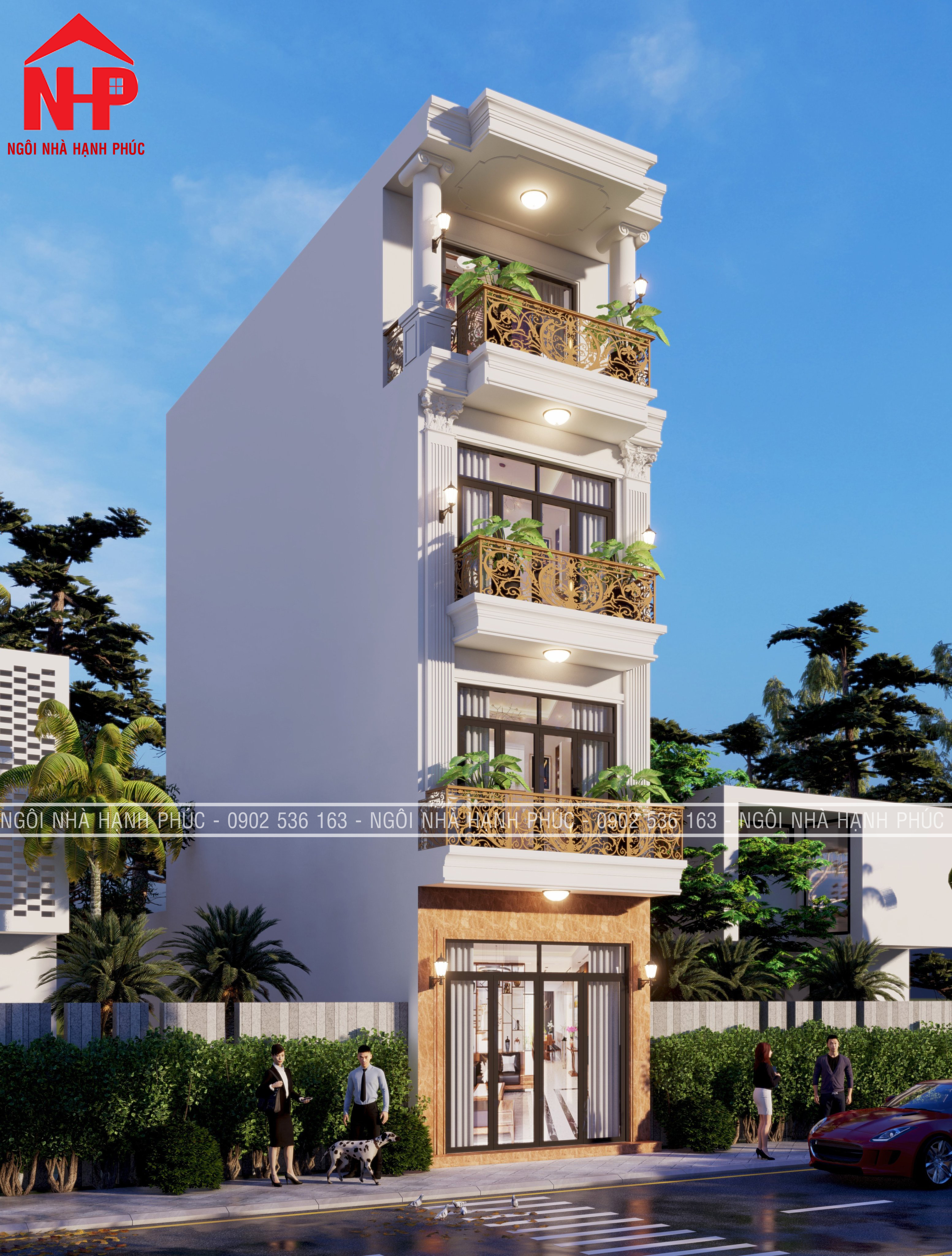 THIẾT KẾ NHÀ TÂN CỔ ĐIỂN