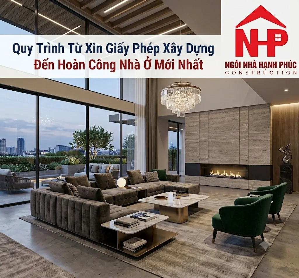 Quy Trình Từ Xin Giấy Phép Xây Dựng Đến Hoàn Công Nhà Ở Mới Nhất