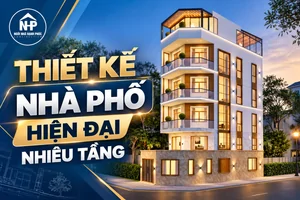 THIẾT KẾ NHÀ PHỐ HIỆN ĐẠI NHIỀU TẦNG – PHÙ HỢP VỚI NHIỀU ANH CHỊ GIA CHỦ THÍCH PHONG CÁCH HIỆN ĐẠI MỚI